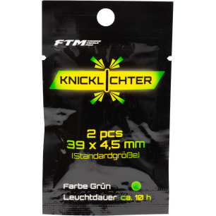 FTM Knicklicht 8 Knicklichter Angeln Posen 4,5mm x 39mm Nachtangeln
