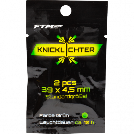 FTM Knicklicht 8 Knicklichter Angeln Posen 4,5mm x 39mm Nachtangeln