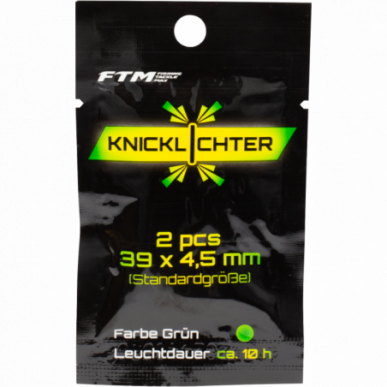 FTM Knicklicht 8 Knicklichter Angeln Posen 4,5mm x 39mm Nachtangeln