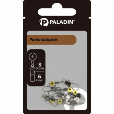 PALADIN Perlenadapter mit Karabiner Perle Posenadapter S M L PERLEN LAUF WIRBEL