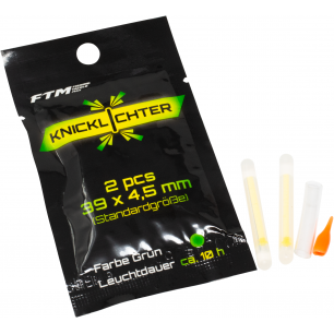 FTM Knicklicht 8 Knicklichter Angeln Posen 4,5mm x 39mm Nachtangeln