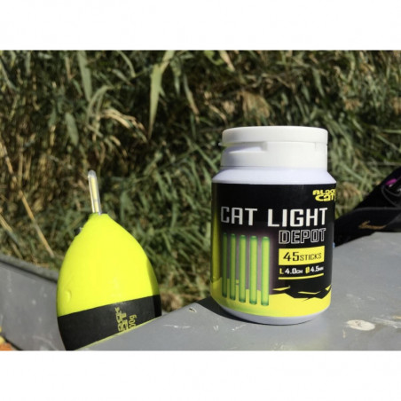 Black Cat Cat Light Depot Knicklichter 45 Stück Waller Aal 45mm Knicklicht Hell