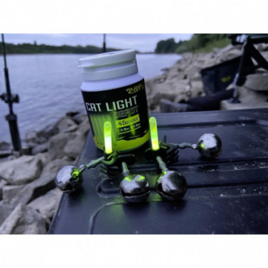 Black Cat Cat Light Depot Knicklichter 45 Stück Waller Aal 45mm Knicklicht Hell