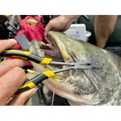 Black Cat Powerzange mit Doppelgelenk 33cm - Lösezange, Angelzange, Zange, Plier