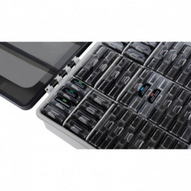 BKK OCD Storage Tackle System 20 mittlere 8 kleine Boxen Hakenbox Angelbox