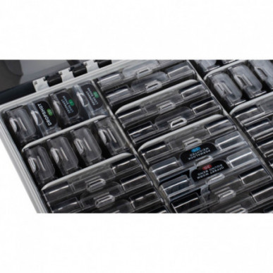 BKK OCD Storage Tackle System 20 mittlere 8 kleine Boxen Hakenbox Angelbox