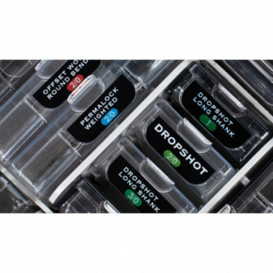 BKK OCD Storage Tackle System 20 mittlere 8 kleine Boxen Hakenbox Angelbox