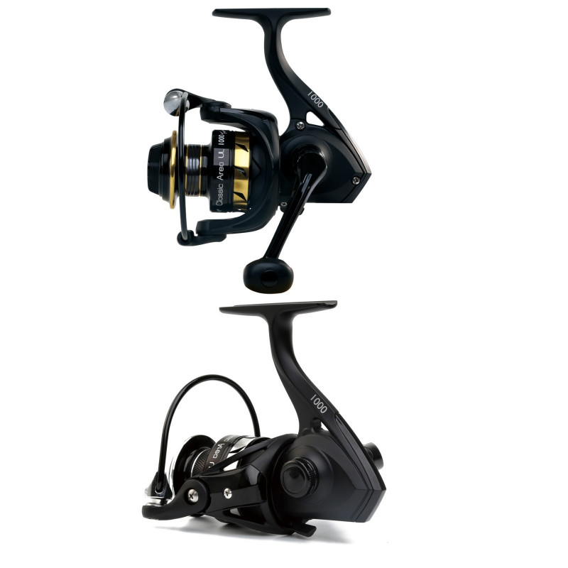 Paladin Classic Area Gold Silber 1000FD UL Forelle Finesse Spinnrolle  4+1 Rolle