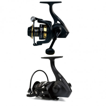 Paladin Classic Area Gold Silber 1000FD UL Forelle Finesse Spinnrolle  4+1 Rolle