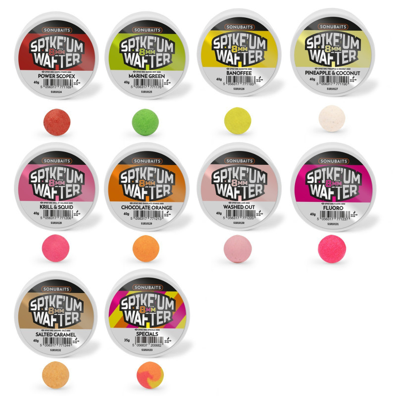 Sonubaits Spike um Wafters Hookbait Hakenköder Method-Feedern Hook-Bait Dumbell Sonubaits Spike um Wafters Hookbait Hakenköder Method-Feedern Hook-Bait Dumbell