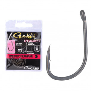 Gamakatsu G-Carp Specialist R Hooks Grey 2 4 6 8 Karpfenhaken Karpfen Angeln
