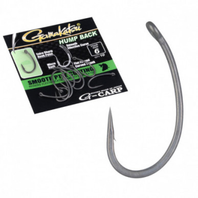 Gamakatsu G-Carp Hump Back Karpfenhaken Boilie Haken Hook Grey 2 4 6 8 Angeln