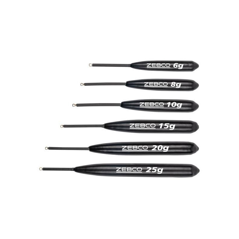 Zebco Bodentaster viele Größen 6g 8g 10g 15g 20g 25g Forelle Aal Grundangeln