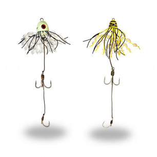 Black Cat Battle Teaser Vertikalköder Wallerköder Glasperlen Gummitentakel Wels