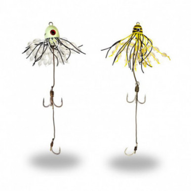 Black Cat Battle Teaser Vertikalköder Wallerköder Glasperlen Gummitentakel Wels