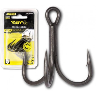 Black Cat Drilling DG Coating Treble Hook Waller Hooks Wels Haken Drillingshaken