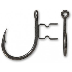 Black Cat Claw Single Haken DG coating Waller Wels Gummifisch Haken Shad Fisch