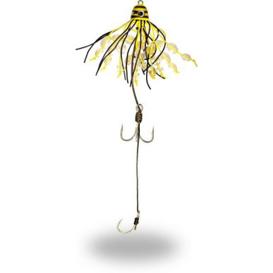 Black Cat Battle Teaser Vertikalköder Wallerköder Glasperlen Gummitentakel Wels