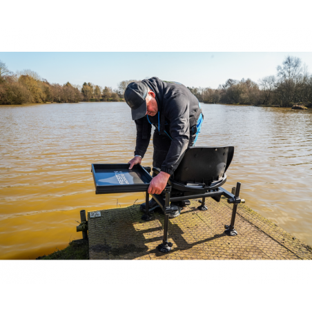 PRESTON Ignition 360 Feeder Feederstuhl Rutenauflagen Anbautisch Angelstuhl