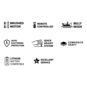 Black Cat Battle Outboard Elektro Aussenbordmotor E-Motor Elektromotor BC2400