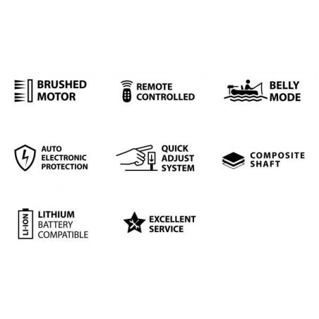 Black Cat Battle Outboard Elektro Aussenbordmotor E-Motor Elektromotor BC2400