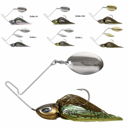 Nays MZ RNNR 2.0 S M  L Runner Spinnerbait Hechtangeln Hechtköder Kunstköder