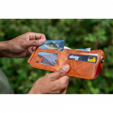 Korum Geldbeutel Wallet Barbe Angler Portemonnaie Geldbörse