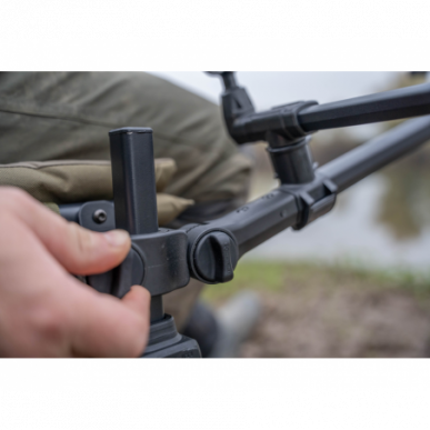 Korum Progress Tripod Feeder Arm 2 Rod Rutenhalter Angelstuhl Dreibein 2 Ruten