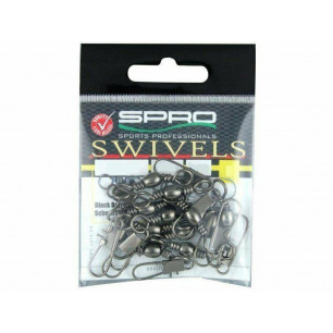 SPRO Wirbel BARREL SWIVEL WITH  INTERLOCK SNAP Tönnchenwirbel alle Größen