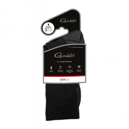 Gamakatsu G-Socks Thermolite Thermo Socken GR 35-50 Wintersocken Angeln