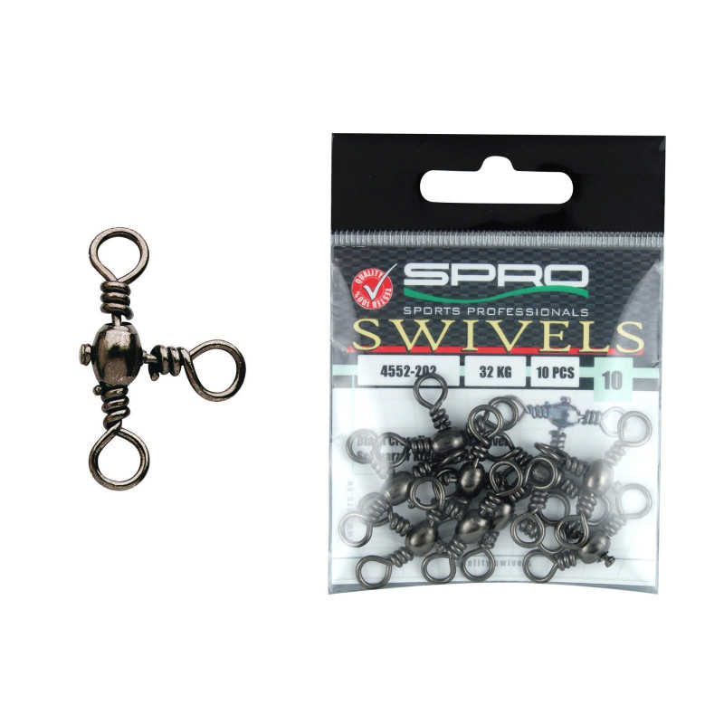 SPRO Crossline Swivel Kreuzwirbel Wirbel Kreuz Roll T-Wirbel Angelwirbel SPRO Crossline Swivel Kreuzwirbel Wirbel Kreuz Roll T-Wirbel Angelwirbel