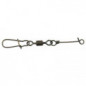 Spro Rolling Swivel No-Knot Fastlock Snap 2 4 6 8 Wirbel Verbinder Angeln