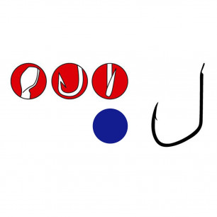 Gamakatsu LS-2210S Blue Hooks Einzel Plättchen Haken 1 - 18 Blau Friedfisch