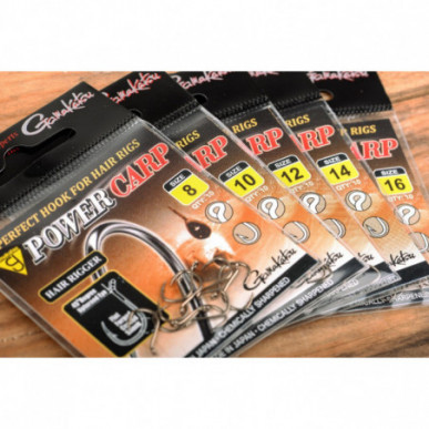 Gamakatsu Power Carp Hair Rigged Hook Haken Karpfenhaken Feederhaken Öhrhaken