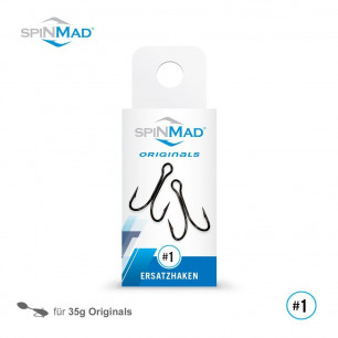 Lieblingsköder SpinMad Ersatzhaken Gr 8 6 5 3 1 Haken Zwillingshaken Spin Mad