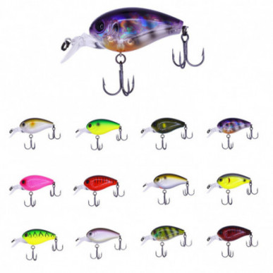 Hideup HU-70 Crankbait JDM Wobbler Hecht Zander Swimbait Barsch Raubfisch Köder