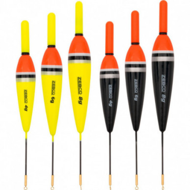 Zebco LED ALLROUNDER FLOAT Yellow Orange Pose 4-10g Leuchtpose Nachtangeln Aal