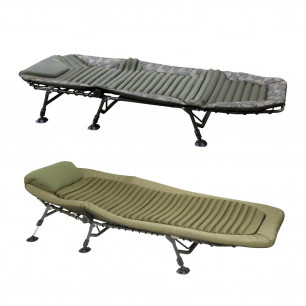 Behr Karpfen Liege Trendex Futura Alu superleicht extreme Polsterung Oliv Camo