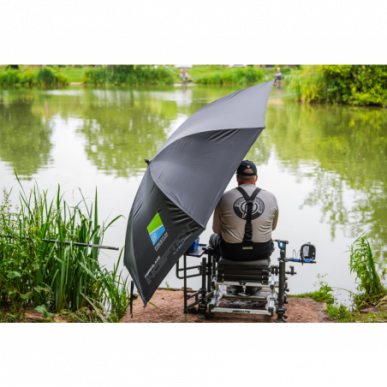 Preston Inception Fibreglass Flatback Brolly Angelschirm Sonnenschirm