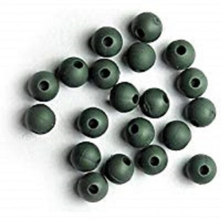 Behr Premium Gummiperlen Rubber Beads Qualität 4-8mm 20 Stück Wirbelschutz Perle
