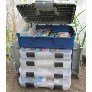 Behr Jumbo-Sitz und Gerätebox Sitzkiepe Angelkoffer Angelbox Angelkasten Angeln