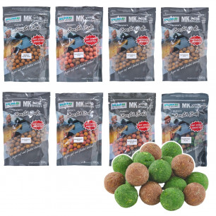 Balzer Matze Koch Booster Balls Two Tone Boilies 15mm 1kg Karpfen Futter Boilie