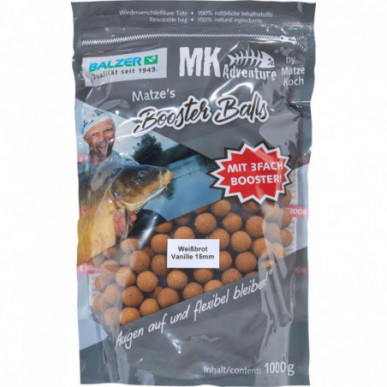Balzer Matze Koch Booster Balls Two Tone Boilies 15mm 1kg Karpfen Futter Boilie