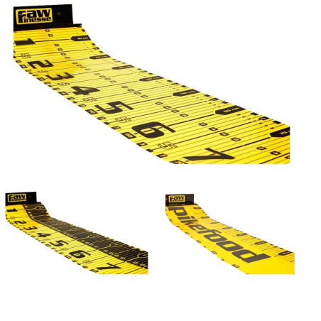 Rawfinesse The Ditch Maßband Schwimmend Boot Scale 145cm Fischmaßband Ruler