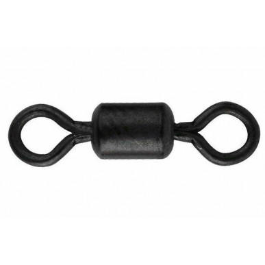 Spro Matt Black ROLLING SWIVEL 20 Stück verschiedene Größen Wirbel NEU
